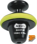 Abus Granit 68 Victory Yellow Motorcycle Disc Lock 14mm