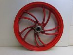 Yamaha RD350 LC 1981 - 1985 OEM 6 Spoke Front Wheel 18 x 1.85 in Red #23