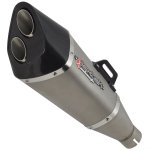 Lextek VP6 Exhaust Silencer with Link Pipe GSXR1000 2001 to 2006