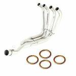 Lextek Stainless Steel Exhaust Downpipes for Yamaha FZS600 Fazer 97 to 03