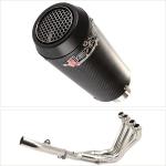 Lextek Stainless Steel Exhaust System CP9C Silencer For Yamaha YZF R6 2006 - 2016