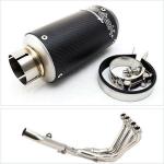 Lextek Stainless Steel Exhaust System CP8C Silencer For Yamaha YZF R6 2006 - 2016