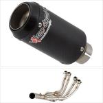 Lextek Stainless Steel Low Level Exhaust System CP8C Silencer For Yamaha YZF R6 2017 - 2019