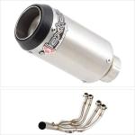 Lextek Stainless Steel Low Level Exhaust System CP1 Silencer For Yamaha YZF R6 2017 - 2019