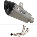 Lextek S/Steel Low Level Exhaust System XP10 Silencer For Yamaha YZF R6 2017 - 2019