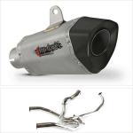 Lextek S/Steel Exhaust System XP10 Left And Right Silencers For Suzuki SV1000 2003 - 2007