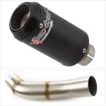 Lextek CP8C Full Carbon Silencer With S/Steel Link Pipe For Triumph Street Triple 765 2017 - 2019