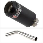 Lextek S/Steel Exhaust System CP8C Full Carbon Silencer For Triumph Tiger 800 2010 - 2019