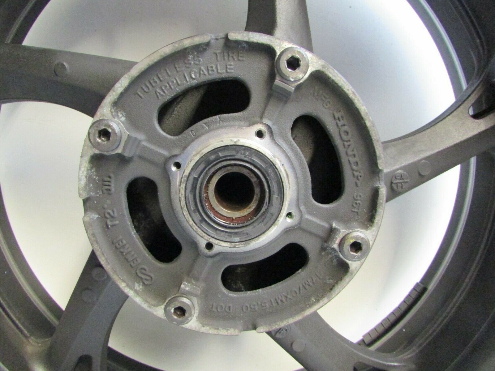 Honda CB600F Rear Wheel, 17 x 5.5, Grey, Hornet, F / FA, 2011, 2012 J28 ...