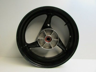Honda CBR900 RR Rear Wheel, 17 x 6, Black, Fireblade, RRY, RR1, 2000, 2001 J28 A