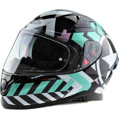 Viper RSV95 Radar Teal / Lilac Full Face Motorcycle Helmet