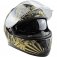 Viper RSV95 Skull Gold Full Face Motorcycle Helmet