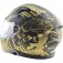 Viper RSV95 Skull Gold Full Face Motorcycle Helmet