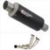 Lextek S/Steel Low level exhaust System GP8C Silencer For Yamaha YZF R6 2016 - 2019
