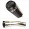 Lextek CP9C Full Carbon Silencer With S/Steel Link Pipe For Suzuki SV650 2003 - 2015