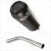 Lextek S/Steel Exhaust System CP9C Full Carbon Silencer For Triumph Tiger 800 2010 - 2019